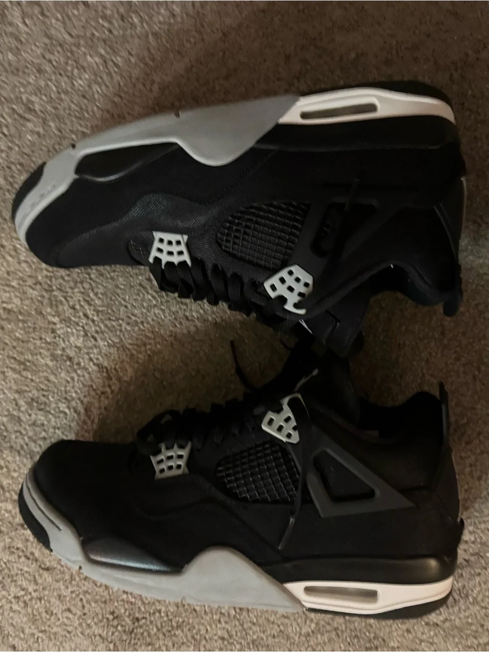 Jordan Retro 4 SE Black Canvas